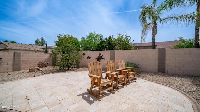 3103 S Benton, Mesa, AZ 85212 - fenced backyard with a patio area