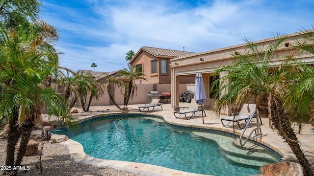 3103 S Benton, Mesa, AZ 85212 - view of swimming pool with a patio and a fenced backyard