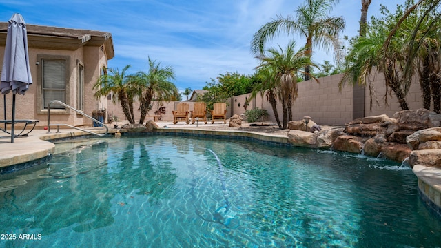 3103 S Benton, Mesa, AZ 85212 - view of pool with a fenced backyard