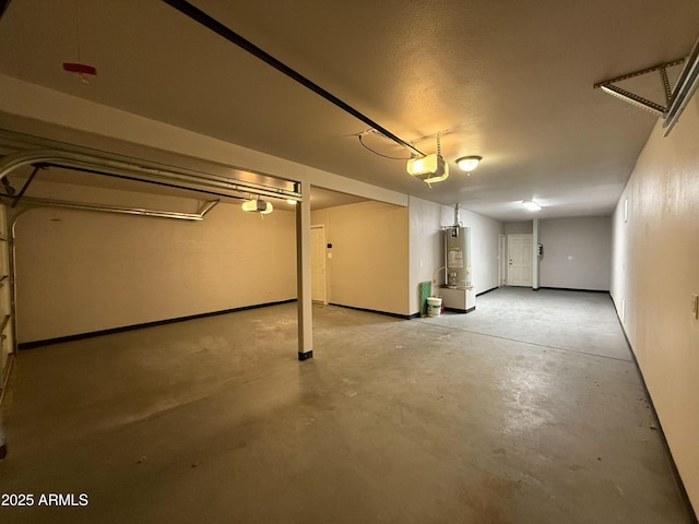 3145 W Acoma Dr, Phoenix, AZ 85053 - basement with a garage and gas water heater
