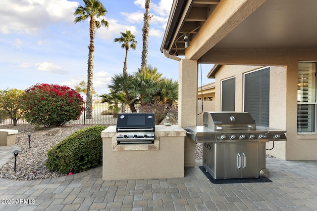 view of patio / terrace featuring area for grilling