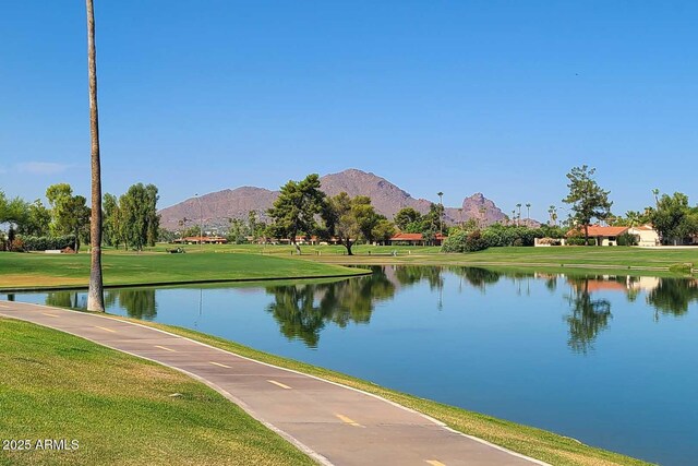 7596 N Via De La Siesta, Scottsdale, AZ 85258 - water view featuring a mountainous background