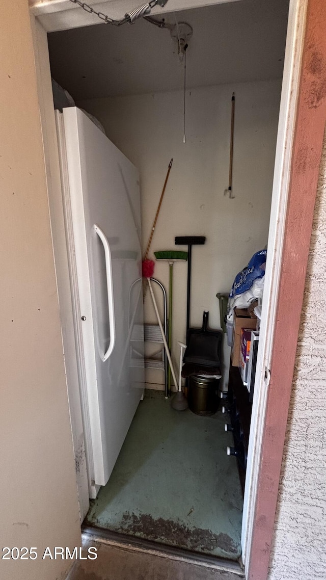 1440 N Idaho Rd Unit 1022, Apache Junction, AZ 85119 - garage with freestanding refrigerator