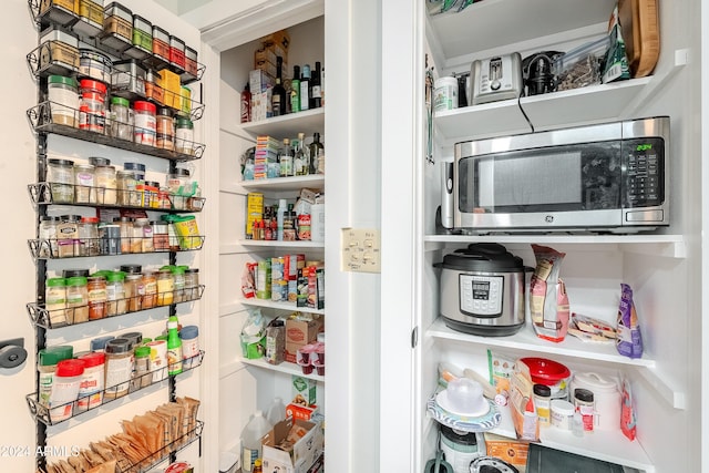 view of pantry