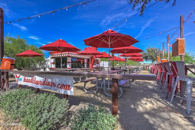 view of home's community with a gazebo