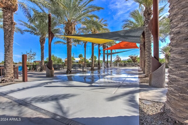 view of community featuring a patio area