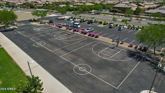 view of basketball court