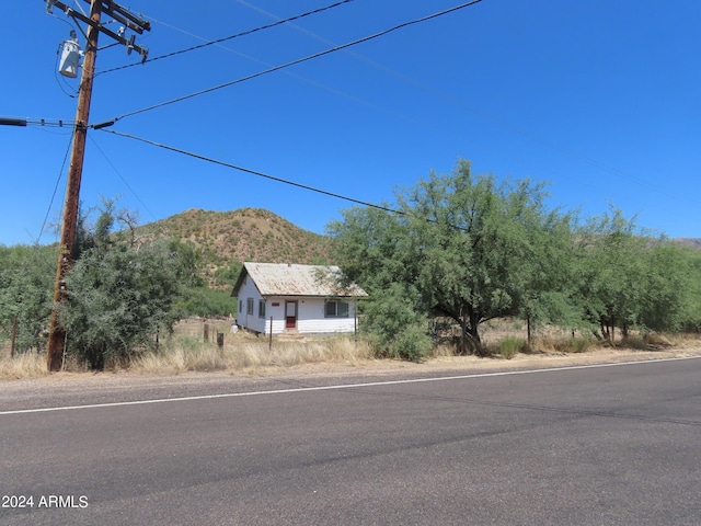 view of road featuring a mountain view