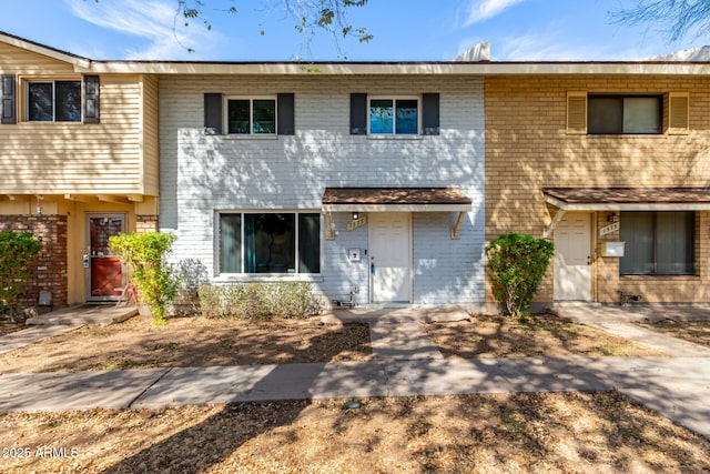 multi unit property with brick siding