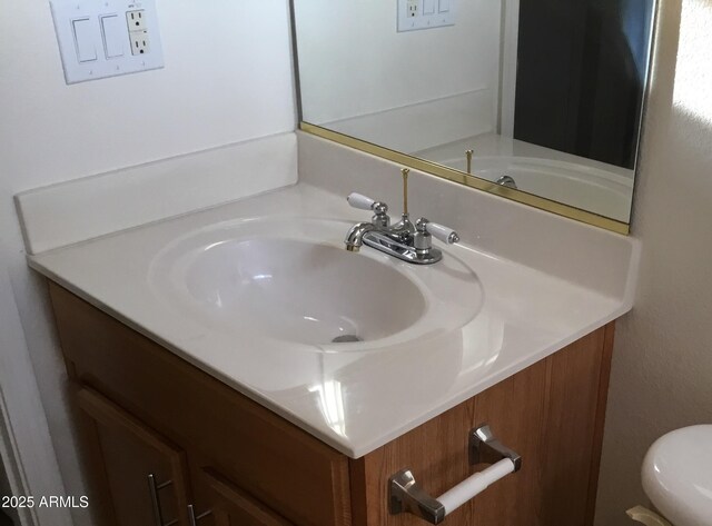 1827 E Carla Vista Dr, Gilbert, AZ 85295 - bathroom with vanity and toilet