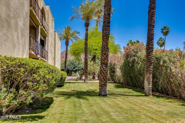 4727 E Lafayette Blvd Unit 211, Phoenix, AZ 85018 - view of green lawn with a balcony