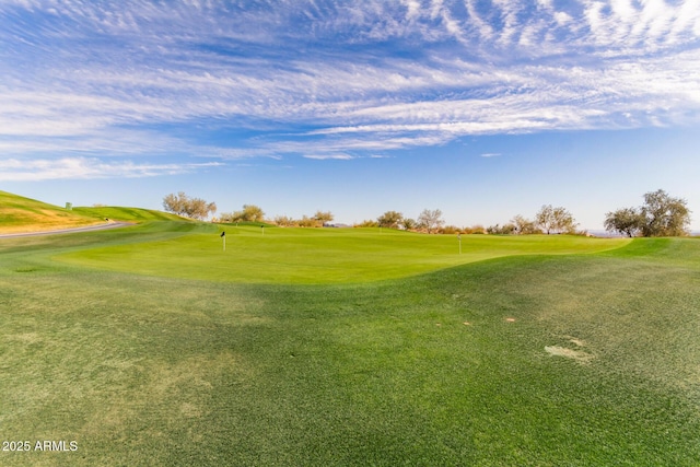 surrounding community featuring golf course view