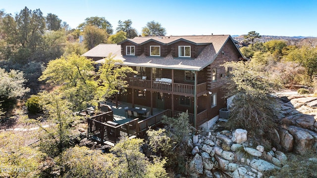 3155 N State Route 89, Prescott, AZ 86301 - exterior space with central AC and a deck