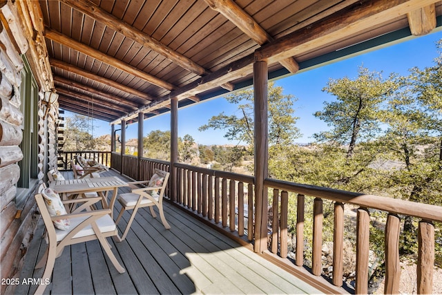 3155 N State Route 89, Prescott, AZ 86301 - view of wooden deck