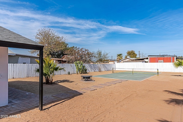 exterior space featuring a fire pit