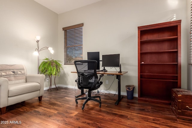 5607 W Alyssa Ln, Phoenix, AZ 85083 - office space featuring wood finished floors and baseboards