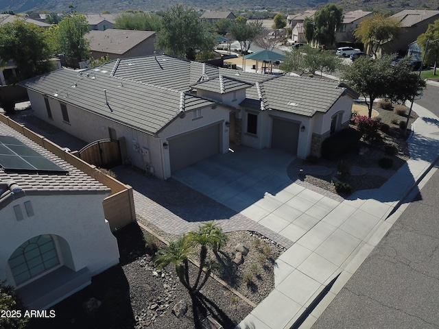 5607 W Alyssa Ln, Phoenix, AZ 85083 - aerial view of residential area featuring a mountainous background