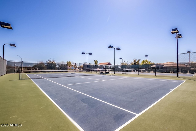 view of tennis court