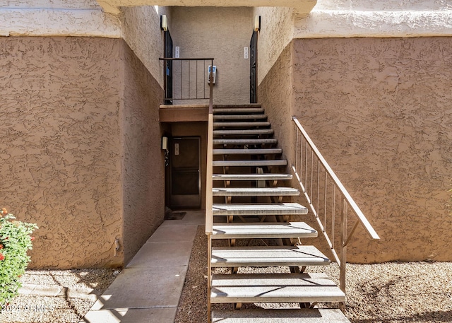 view of staircase