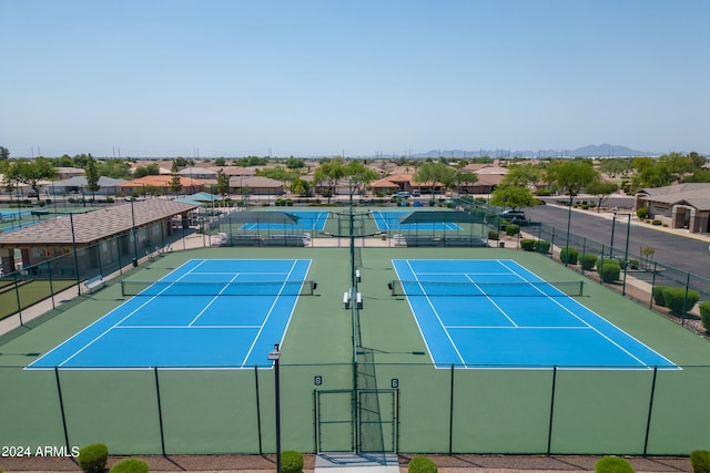 view of sport court