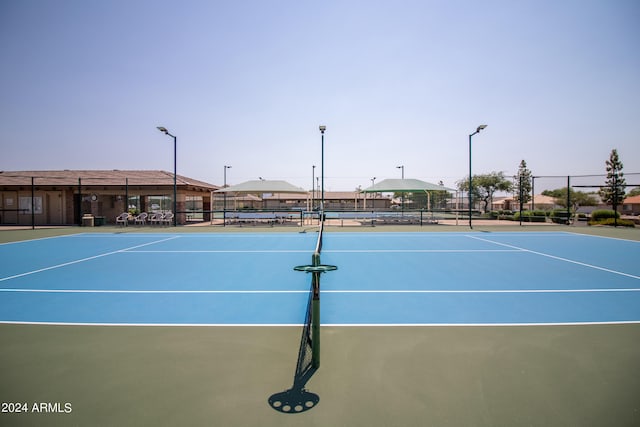 view of sport court