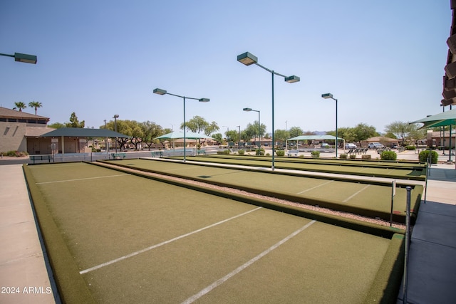 view of tennis court