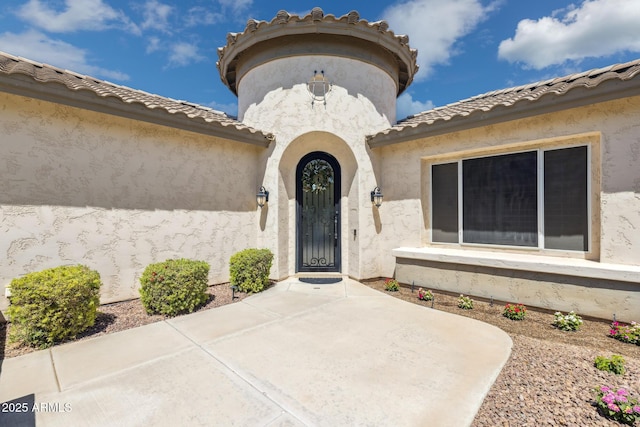3356 E Vallejo Ct, Gilbert, AZ 85298 - property entrance with stucco siding
