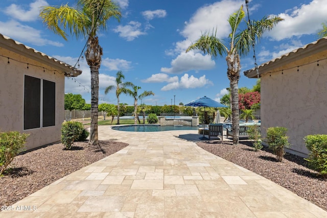 3356 E Vallejo Ct, Gilbert, AZ 85298 - outdoor pool with a patio area