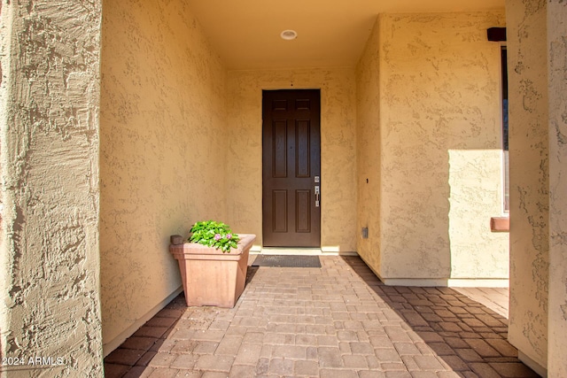 view of entrance to property