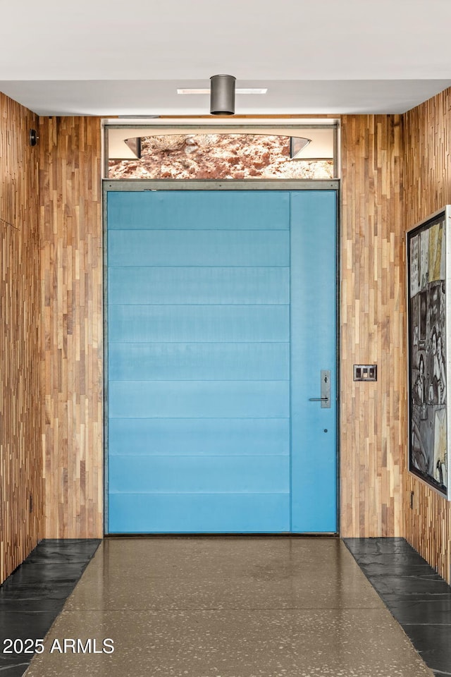 4925 E Red Rock Dr Unit 43, Phoenix, AZ 85018 - garage with wood walls