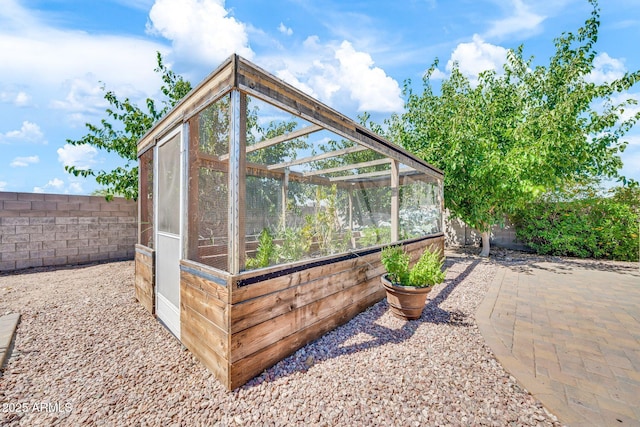 747 E Meadow Ln, Phoenix, AZ 85022 - view of greenhouse with a fenced backyard