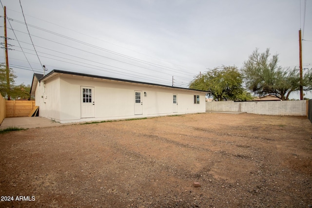 view of rear view of house