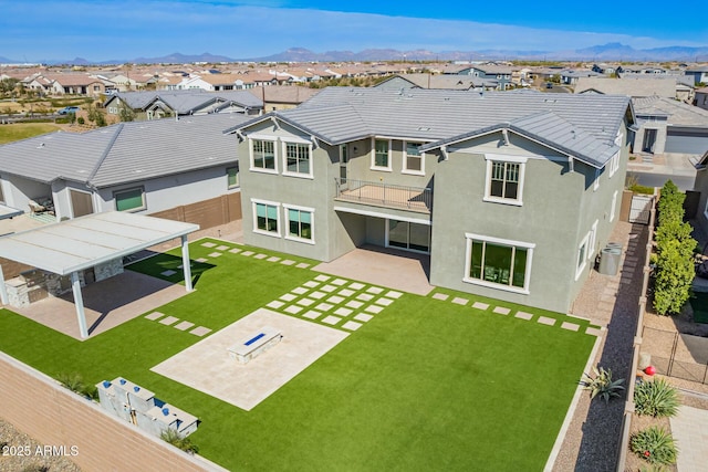 drone / aerial view featuring a residential view