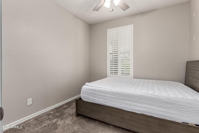 10307 E Tiburon Ave, Mesa, AZ 85212 - carpeted bedroom with baseboards and a ceiling fan