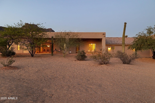 148 N La Barge Rd, Apache Junction, AZ 85119 - pueblo-style house featuring stucco siding and a tile roof