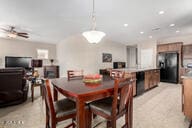 view of dining room