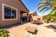 view of patio with fence