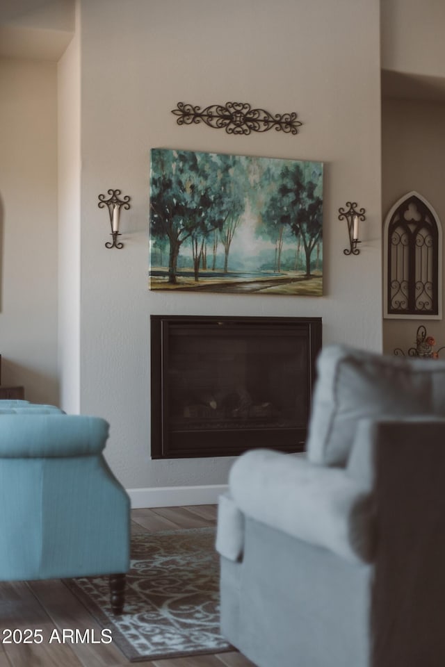 2630 E Lovebird Ln, Gilbert, AZ 85297 - living room with wood finished floors