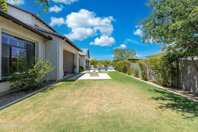 2630 E Lovebird Ln, Gilbert, AZ 85297 - fenced backyard featuring a patio