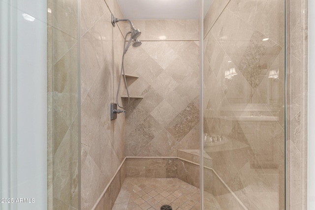 full bath with a stall shower