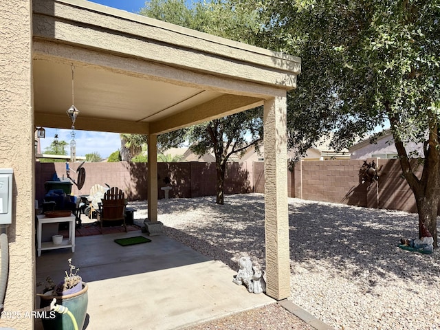 1758 E San Xavier Dr, Casa Grande, AZ 85122 - fenced backyard featuring a patio area