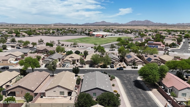 1758 E San Xavier Dr, Casa Grande, AZ 85122 - aerial perspective of suburban area with a mountainous background
