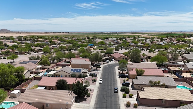 1758 E San Xavier Dr, Casa Grande, AZ 85122 - aerial view of residential area featuring a mountainous background