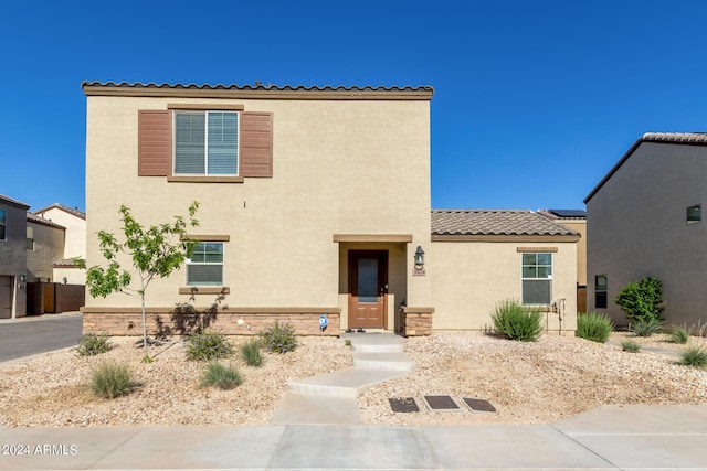 3929 S 79th Ln, Phoenix, AZ 85043 - view of front of house featuring a tiled roof and stucco siding