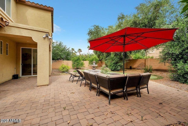 view of patio