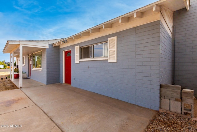 exterior space featuring a patio