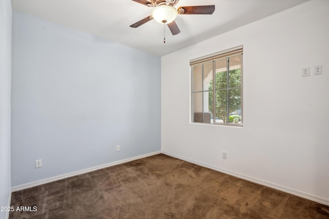 9921 E Acceleration Dr, Mesa, AZ 85212 - empty room featuring carpet, baseboards, and ceiling fan
