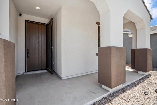 9921 E Acceleration Dr, Mesa, AZ 85212 - property entrance featuring stucco siding