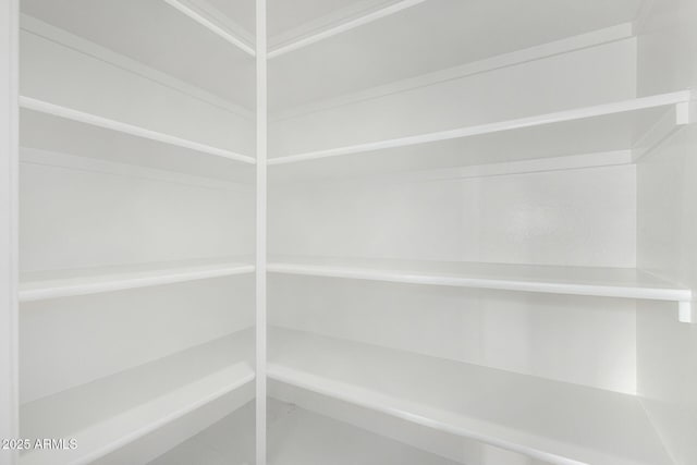 view of storage area