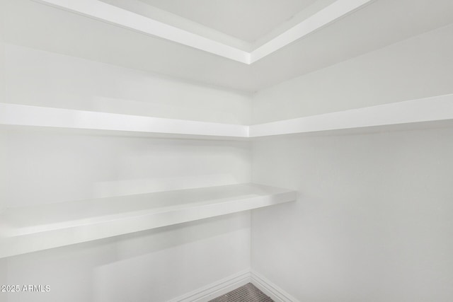 view of storage area